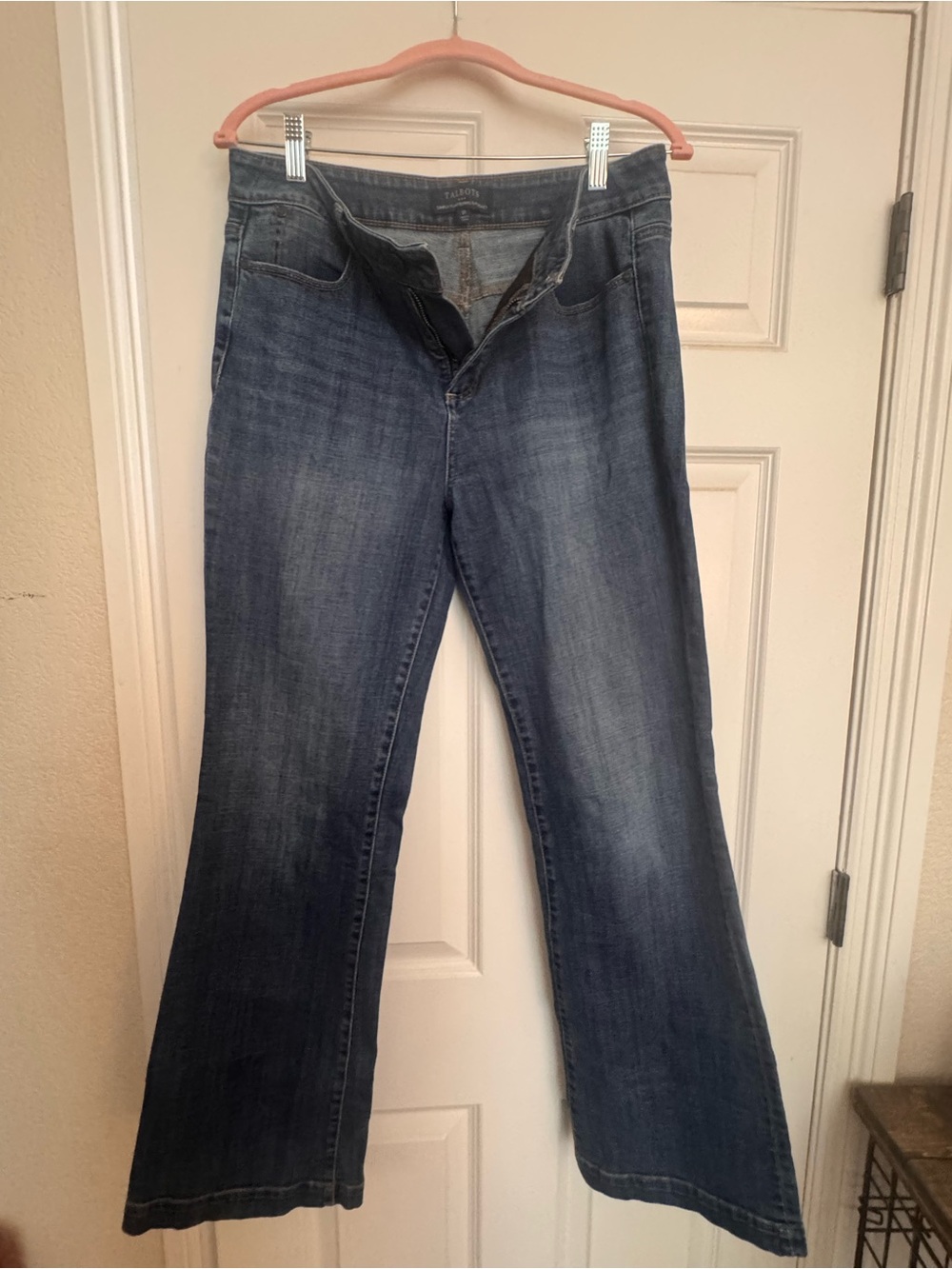Talbots Women's Dark Blue Relaxed Denim Jeans